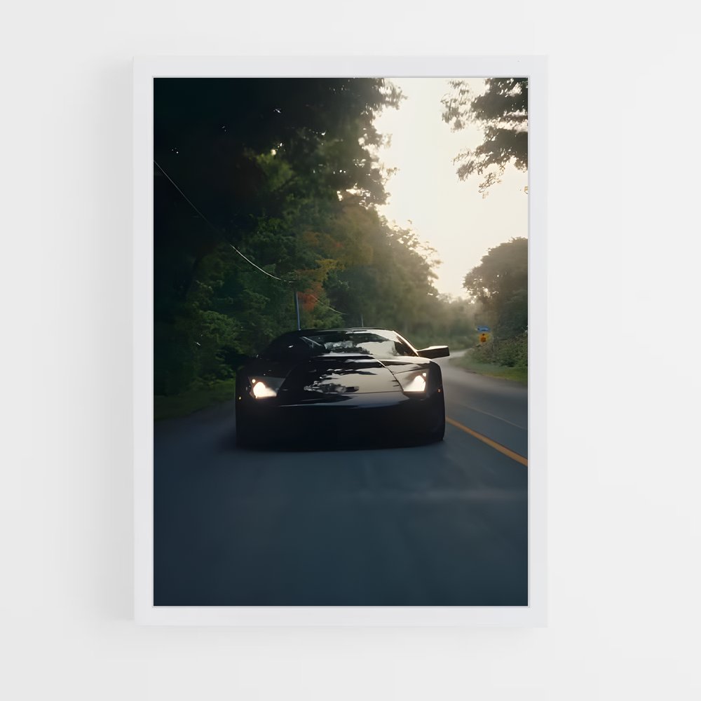Poster Murcielago Route – affiche Lamborghini (vue 3)